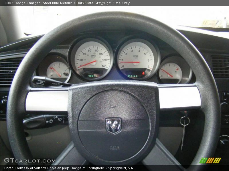 Steel Blue Metallic / Dark Slate Gray/Light Slate Gray 2007 Dodge Charger