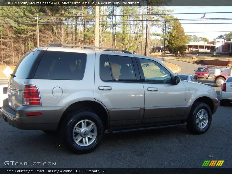 Silver Birch Metallic / Medium Dark Parchment 2004 Mercury Mountaineer AWD