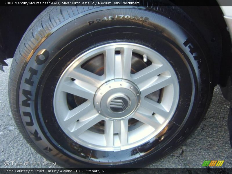Silver Birch Metallic / Medium Dark Parchment 2004 Mercury Mountaineer AWD