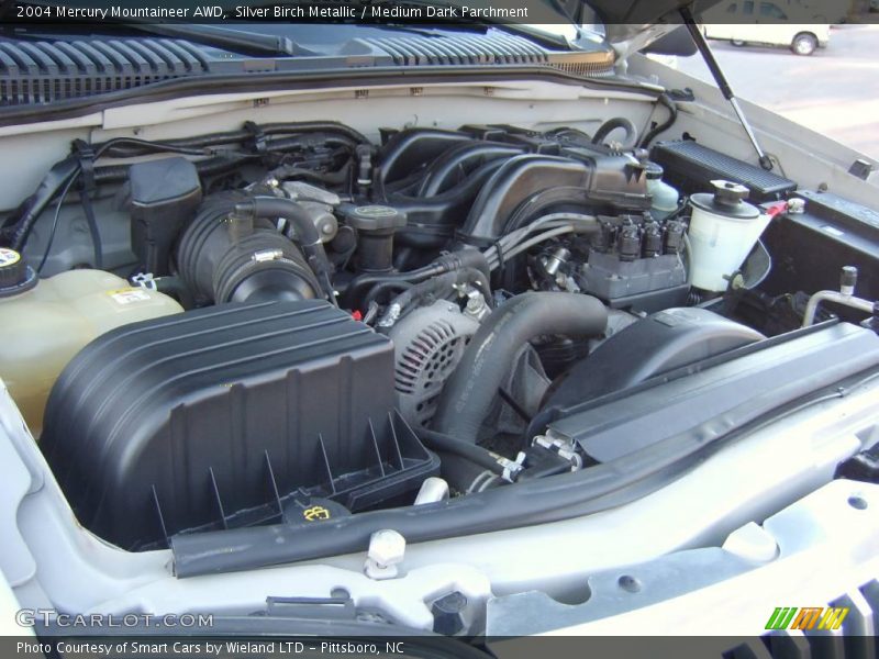 Silver Birch Metallic / Medium Dark Parchment 2004 Mercury Mountaineer AWD
