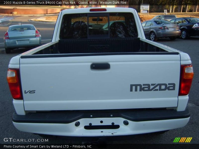 Classic White / Medium Dark Flint 2003 Mazda B-Series Truck B4000 Cab Plus 4x4