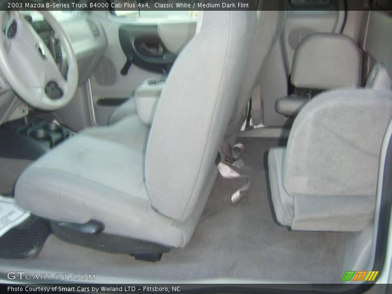 Classic White / Medium Dark Flint 2003 Mazda B-Series Truck B4000 Cab Plus 4x4
