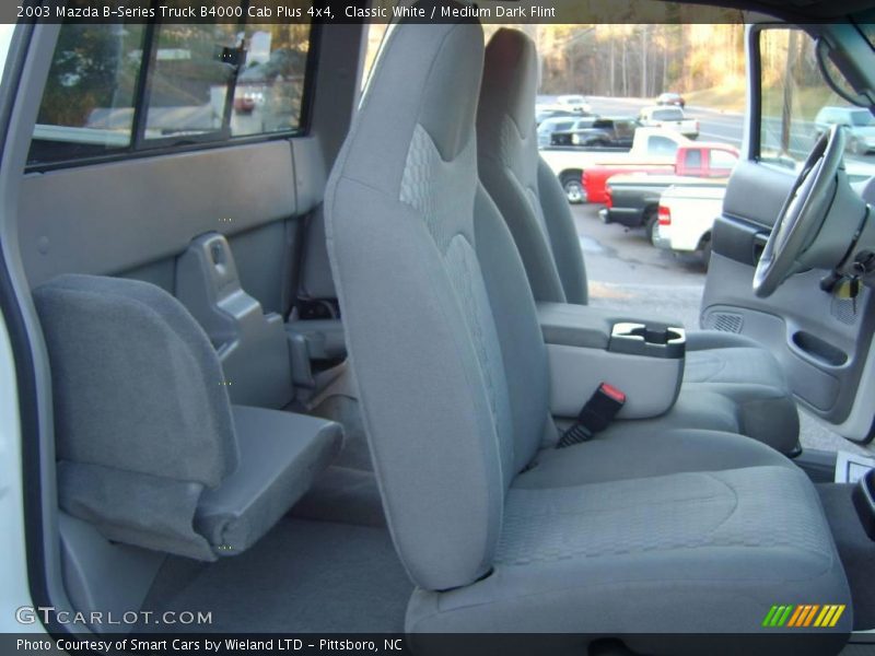 Classic White / Medium Dark Flint 2003 Mazda B-Series Truck B4000 Cab Plus 4x4