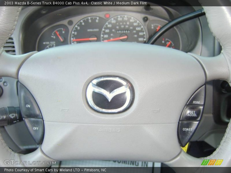 Classic White / Medium Dark Flint 2003 Mazda B-Series Truck B4000 Cab Plus 4x4