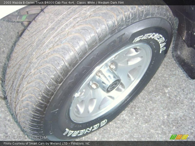 Classic White / Medium Dark Flint 2003 Mazda B-Series Truck B4000 Cab Plus 4x4