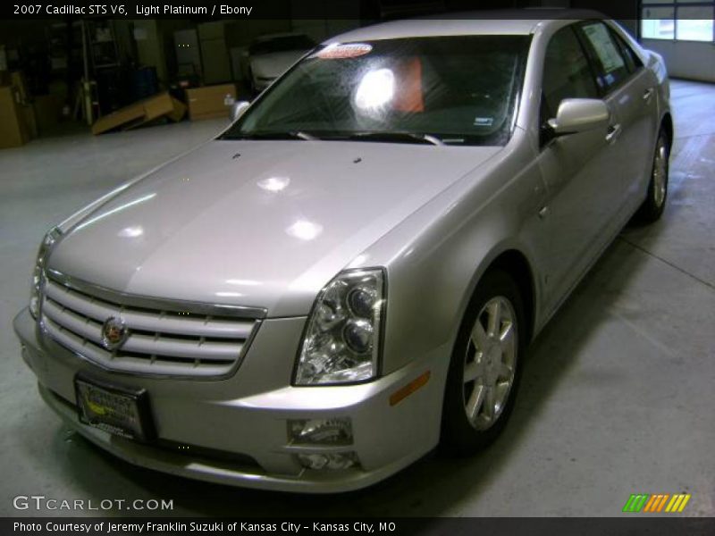 Light Platinum / Ebony 2007 Cadillac STS V6