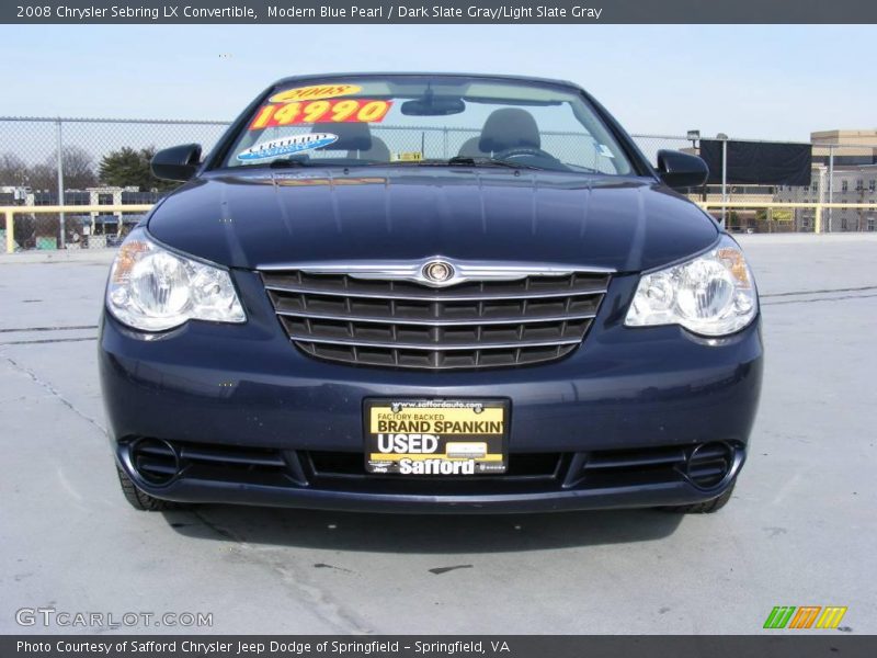 Modern Blue Pearl / Dark Slate Gray/Light Slate Gray 2008 Chrysler Sebring LX Convertible