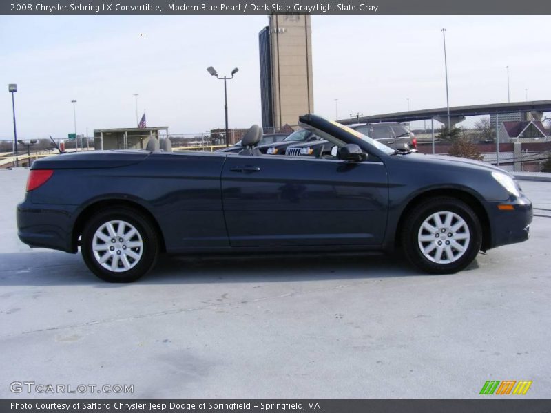Modern Blue Pearl / Dark Slate Gray/Light Slate Gray 2008 Chrysler Sebring LX Convertible