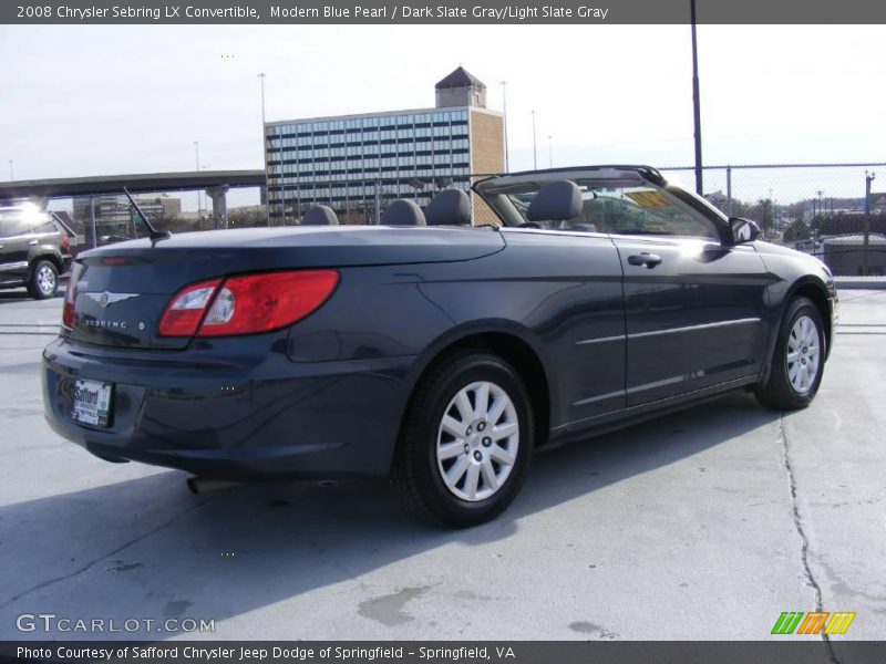 Modern Blue Pearl / Dark Slate Gray/Light Slate Gray 2008 Chrysler Sebring LX Convertible