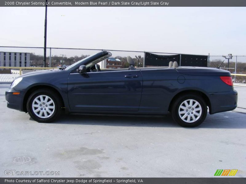 Modern Blue Pearl / Dark Slate Gray/Light Slate Gray 2008 Chrysler Sebring LX Convertible