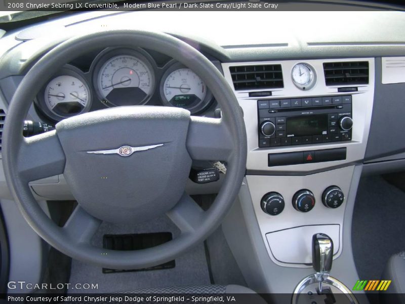 Modern Blue Pearl / Dark Slate Gray/Light Slate Gray 2008 Chrysler Sebring LX Convertible