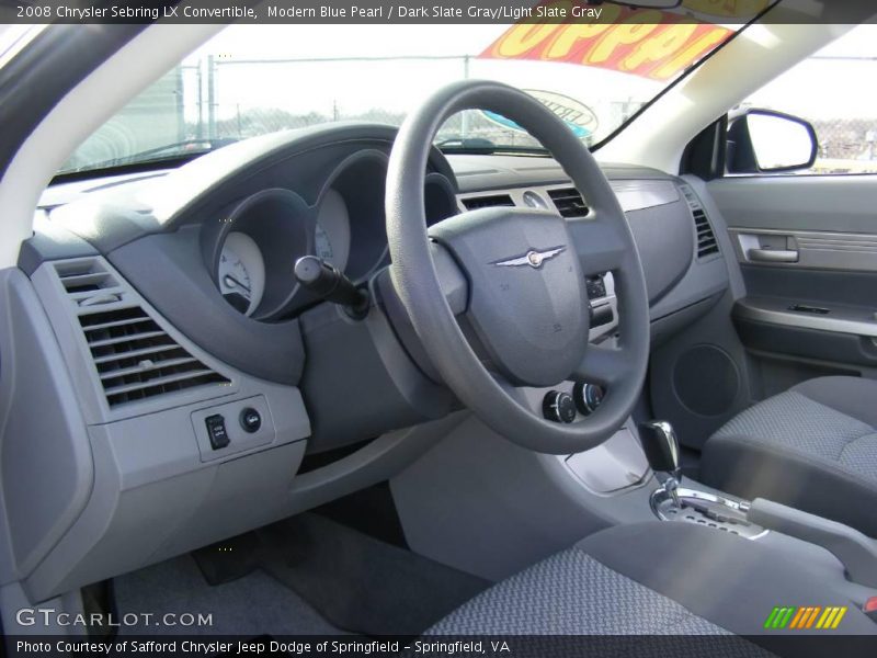 Modern Blue Pearl / Dark Slate Gray/Light Slate Gray 2008 Chrysler Sebring LX Convertible