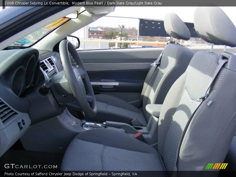 Modern Blue Pearl / Dark Slate Gray/Light Slate Gray 2008 Chrysler Sebring LX Convertible