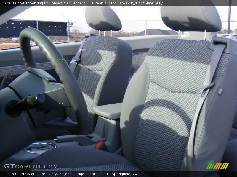 Modern Blue Pearl / Dark Slate Gray/Light Slate Gray 2008 Chrysler Sebring LX Convertible