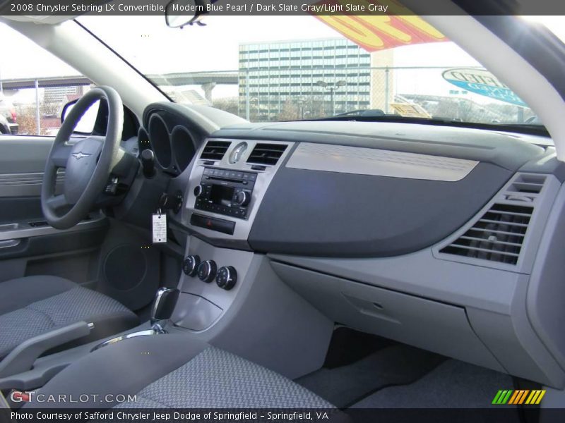 Modern Blue Pearl / Dark Slate Gray/Light Slate Gray 2008 Chrysler Sebring LX Convertible