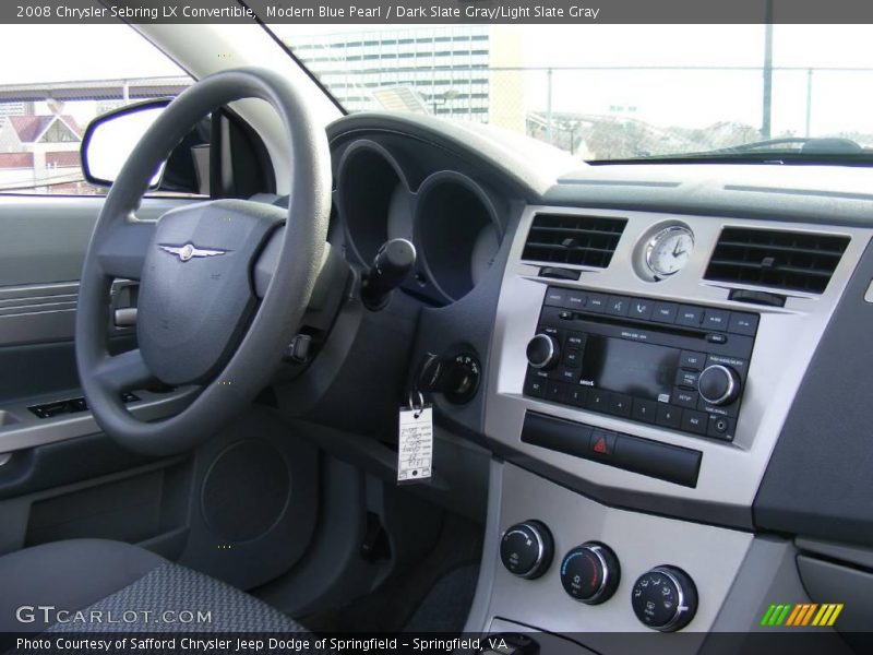 Modern Blue Pearl / Dark Slate Gray/Light Slate Gray 2008 Chrysler Sebring LX Convertible