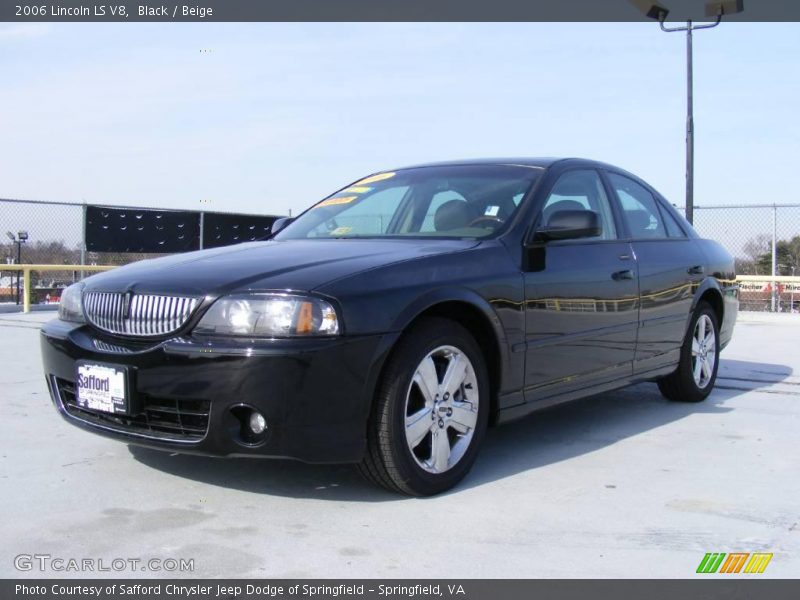 Black / Beige 2006 Lincoln LS V8