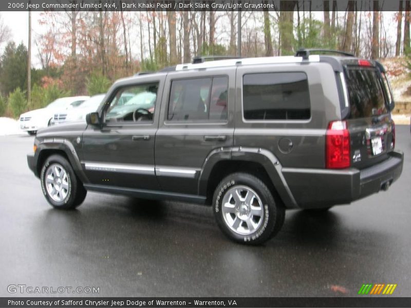 Dark Khaki Pearl / Dark Slate Gray/Light Graystone 2006 Jeep Commander Limited 4x4