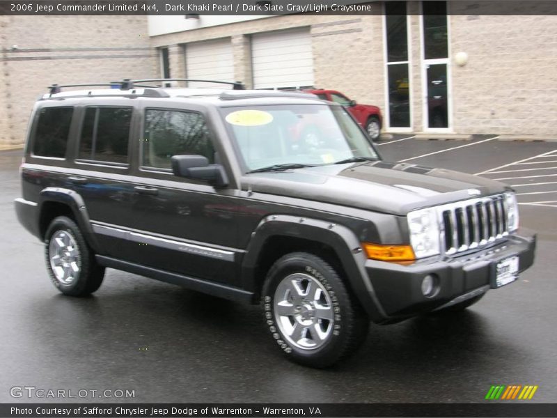 Dark Khaki Pearl / Dark Slate Gray/Light Graystone 2006 Jeep Commander Limited 4x4