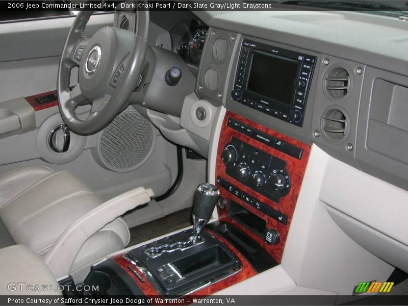 Dark Khaki Pearl / Dark Slate Gray/Light Graystone 2006 Jeep Commander Limited 4x4