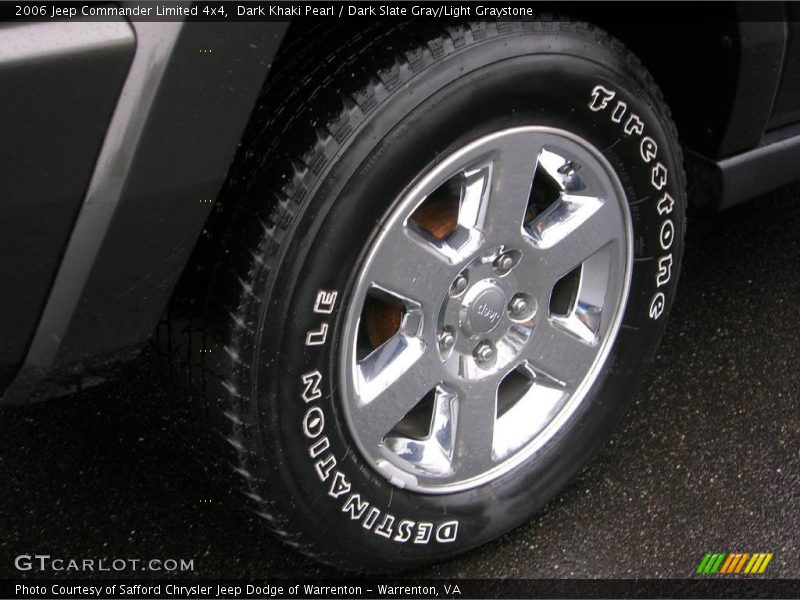 Dark Khaki Pearl / Dark Slate Gray/Light Graystone 2006 Jeep Commander Limited 4x4