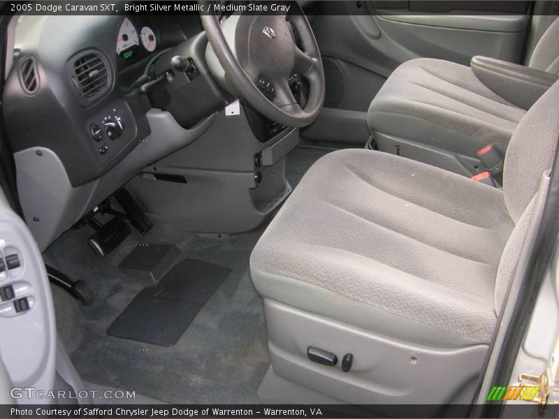Bright Silver Metallic / Medium Slate Gray 2005 Dodge Caravan SXT