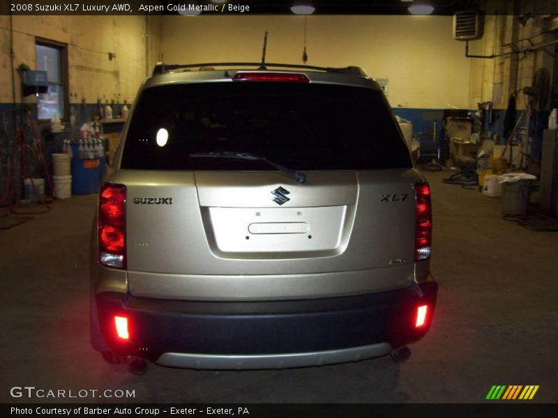 Aspen Gold Metallic / Beige 2008 Suzuki XL7 Luxury AWD