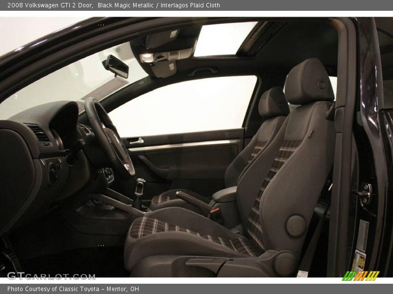 Black Magic Metallic / Interlagos Plaid Cloth 2008 Volkswagen GTI 2 Door