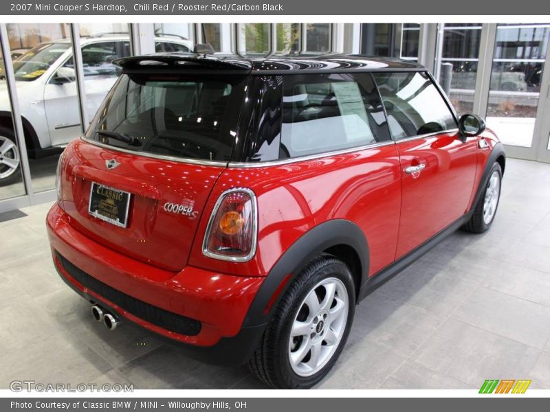 Chili Red / Rooster Red/Carbon Black 2007 Mini Cooper S Hardtop