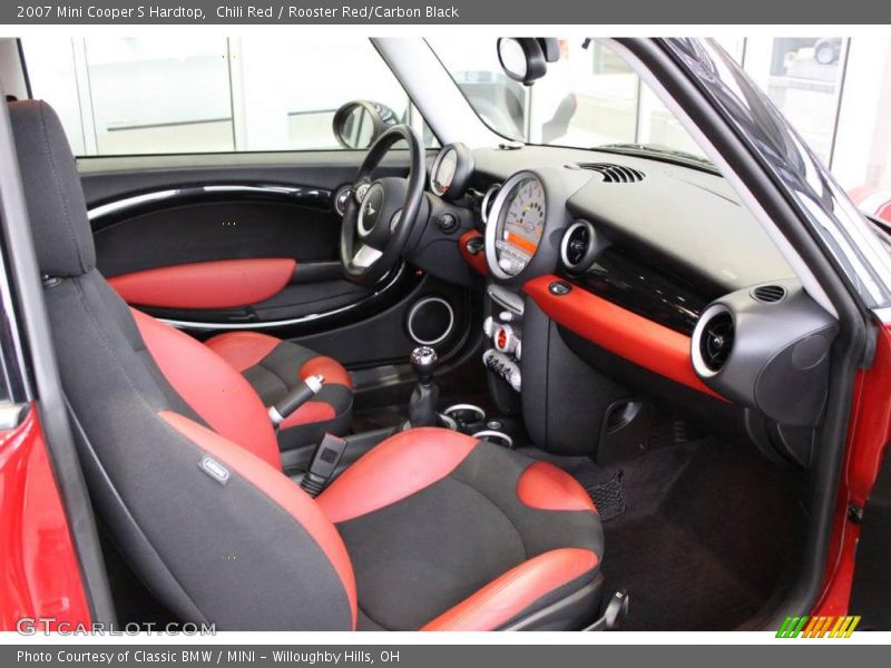 Chili Red / Rooster Red/Carbon Black 2007 Mini Cooper S Hardtop