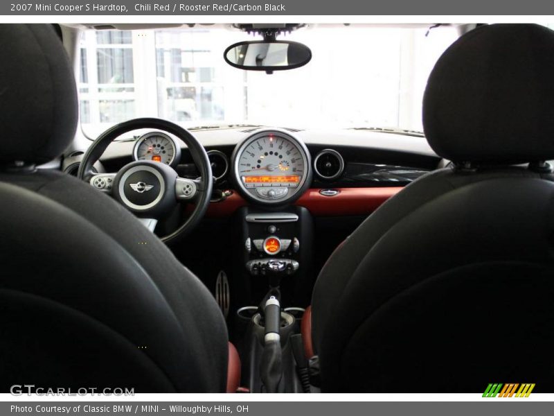 Chili Red / Rooster Red/Carbon Black 2007 Mini Cooper S Hardtop