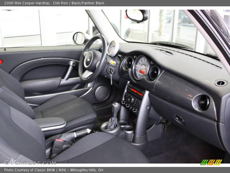 Chili Red / Black/Panther Black 2006 Mini Cooper Hardtop
