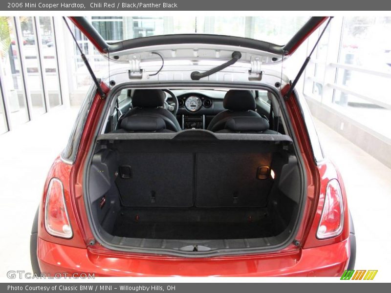 Chili Red / Black/Panther Black 2006 Mini Cooper Hardtop