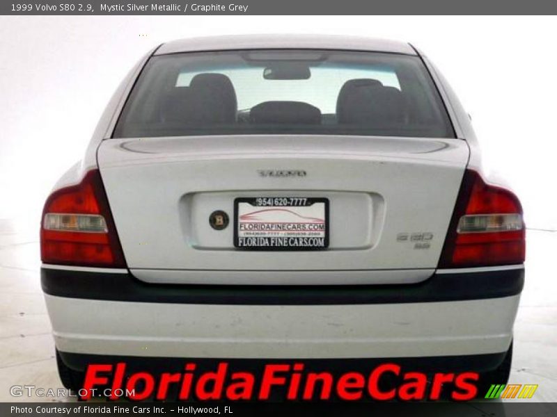 Mystic Silver Metallic / Graphite Grey 1999 Volvo S80 2.9