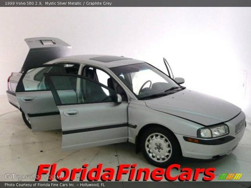 Mystic Silver Metallic / Graphite Grey 1999 Volvo S80 2.9
