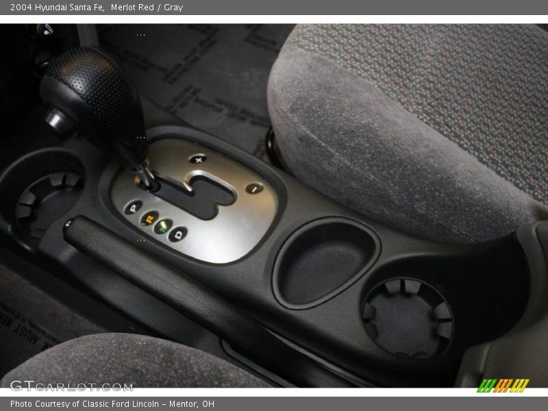 Merlot Red / Gray 2004 Hyundai Santa Fe