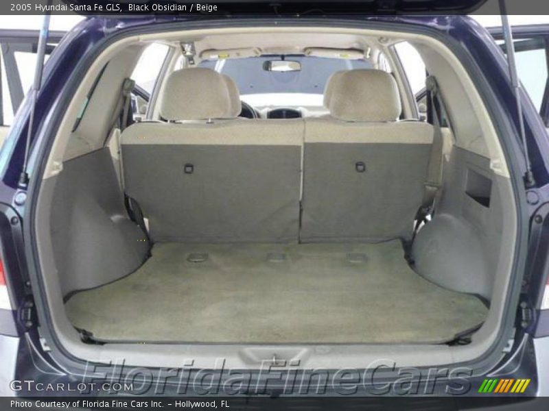 Black Obsidian / Beige 2005 Hyundai Santa Fe GLS