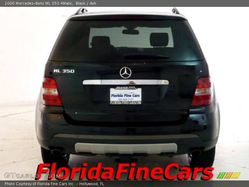Black / Ash 2006 Mercedes-Benz ML 350 4Matic