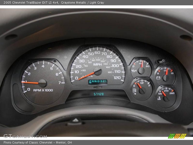 Graystone Metallic / Light Gray 2005 Chevrolet TrailBlazer EXT LS 4x4