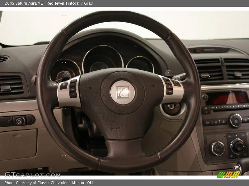 Red Jewel Tintcoat / Gray 2009 Saturn Aura XE