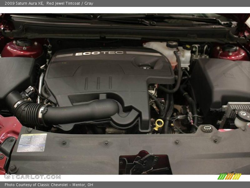 Red Jewel Tintcoat / Gray 2009 Saturn Aura XE