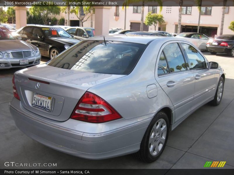 Iridium Silver Metallic / Black 2006 Mercedes-Benz C 280 Luxury