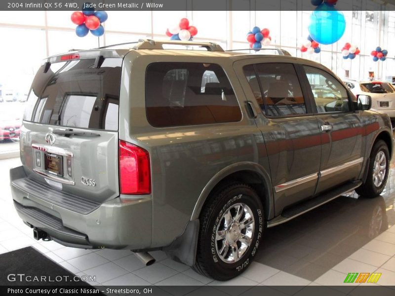Jade Green Metallic / Willow 2004 Infiniti QX 56 4WD