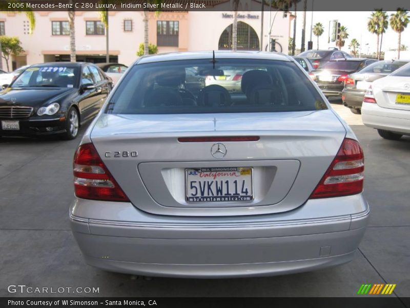 Iridium Silver Metallic / Black 2006 Mercedes-Benz C 280 Luxury