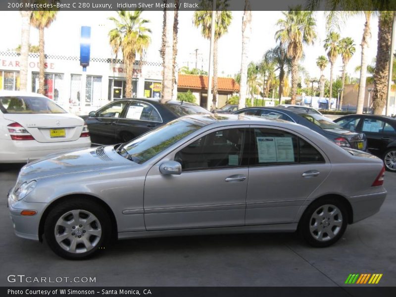 Iridium Silver Metallic / Black 2006 Mercedes-Benz C 280 Luxury