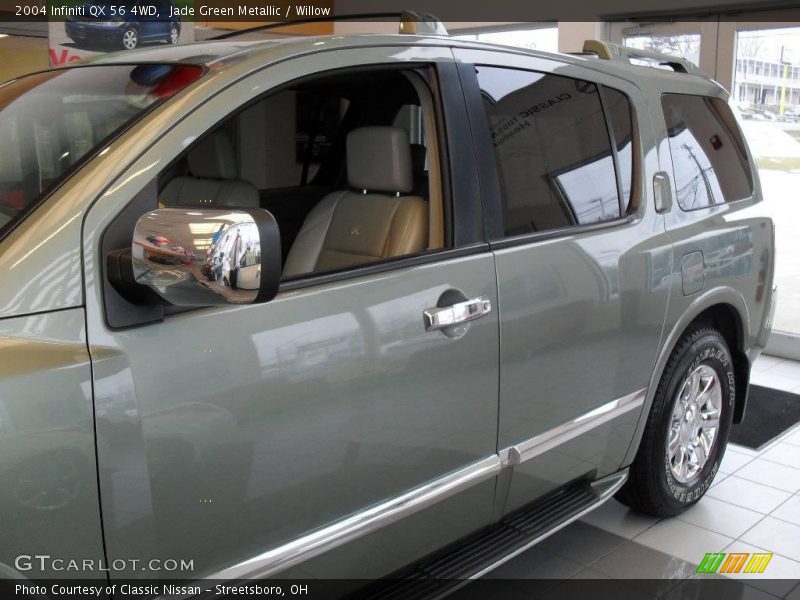 Jade Green Metallic / Willow 2004 Infiniti QX 56 4WD