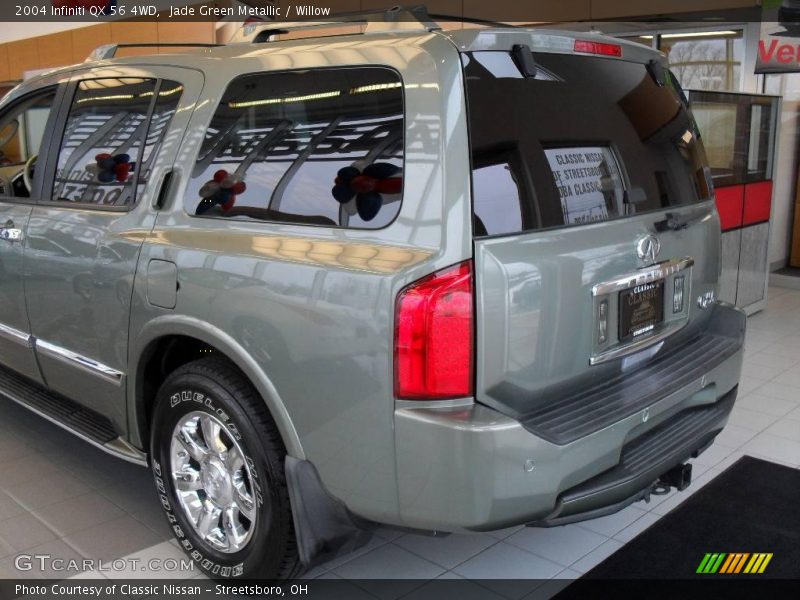Jade Green Metallic / Willow 2004 Infiniti QX 56 4WD