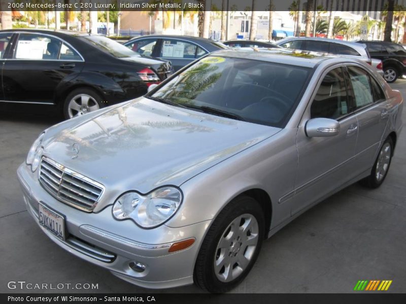 Iridium Silver Metallic / Black 2006 Mercedes-Benz C 280 Luxury