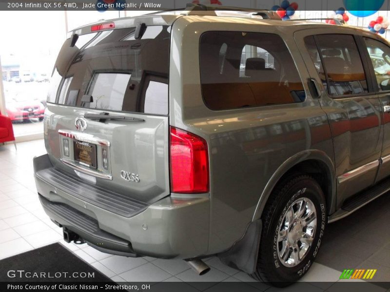 Jade Green Metallic / Willow 2004 Infiniti QX 56 4WD