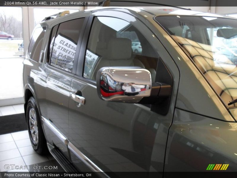 Jade Green Metallic / Willow 2004 Infiniti QX 56 4WD